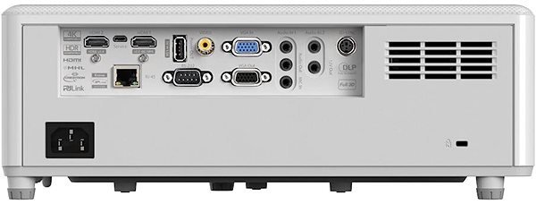 Beamer Optoma ZH406 Projektor Anschlussmöglichkeiten (Ports)