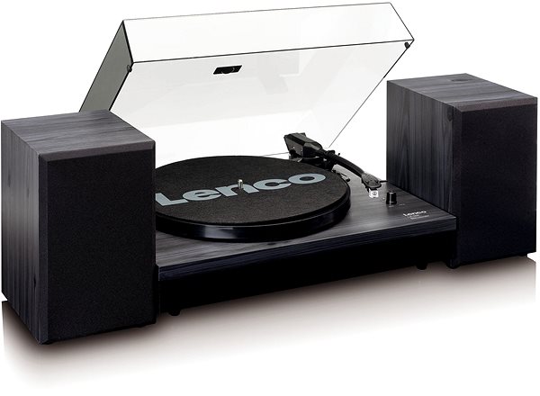 Turntable Lenco LS-300 Black Lateral view