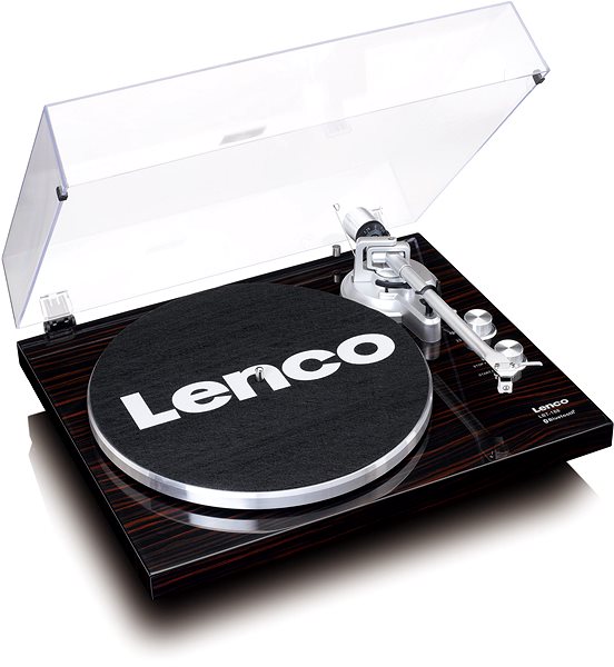 Turntable Lenco LBT-188 Dark Brown Lateral view