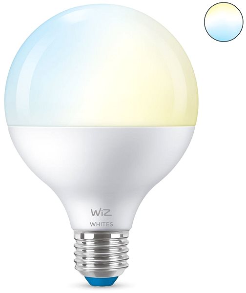 LED Bulb WiZ Tunable White 75W E27 G95 Screen