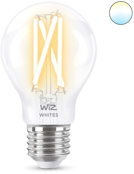 LED Bulb WiZ Tunable White 60W E27 A60 Filament Screen