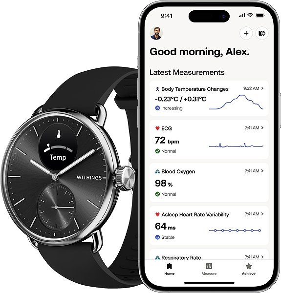 Smart Watch Withings Scanwatch 2 38mm - Black ...