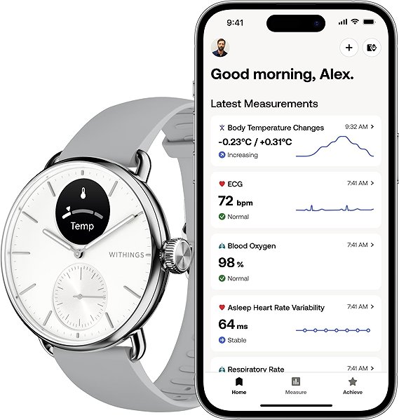 Smart Watch Withings Scanwatch 2 38mm - White ...