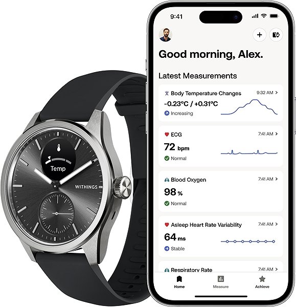 Smart Watch Withings Scanwatch 2 42mm - Black ...