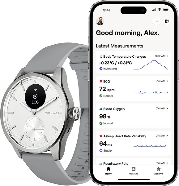 Smart Watch Withings Scanwatch 2 42mm - White ...