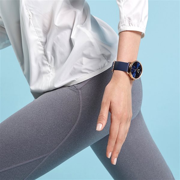 Smart hodinky Withings Scanwatch 38 mm – Rose Gold Blue Lifestyle