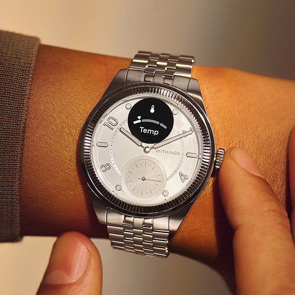 Smart Watch Withings Scanwatch Nova Brilliant 39mm - Titanium Silver ...