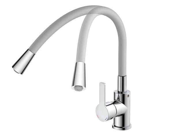Tap EISL Flexo light grey / shiny chrome ...