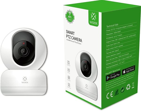 Überwachungskamera WOOX R4040 Smart Indoor PTZ Camera Verpackung/Box