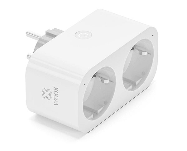 Okos konnektor Woox R6153 WiFi Okos dupla konnektor fogyasztásméréssel ...