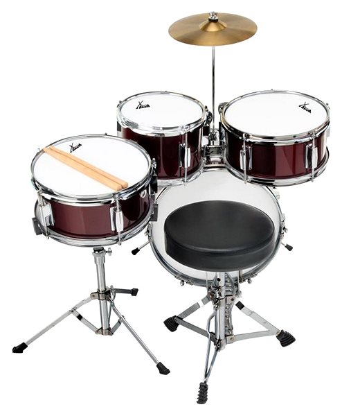 Bicí souprava XDrum Session Junior červená ...