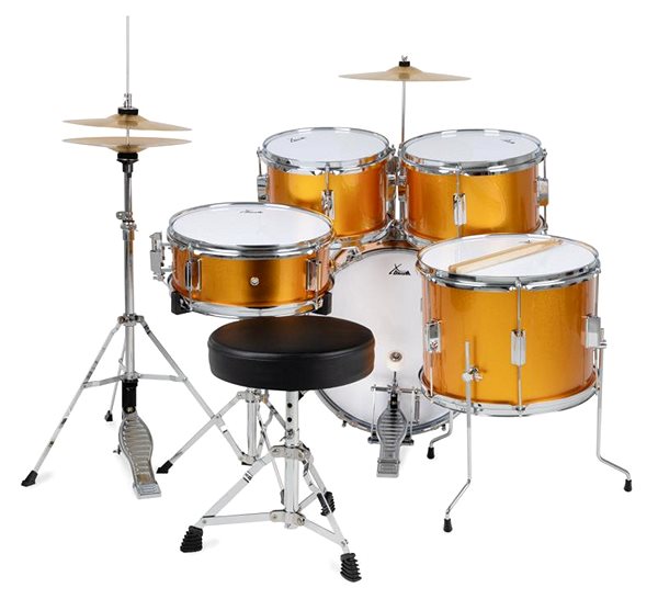 Bicia súprava XDrum Junior Pro Sunset Gold Sparkle ...