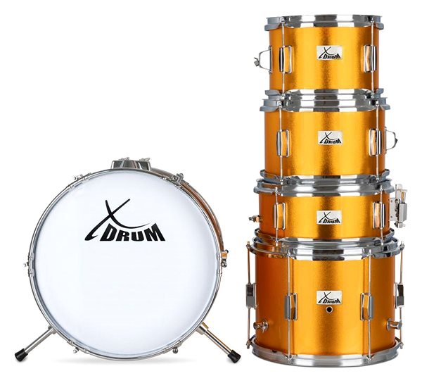 Bicia súprava XDrum Junior Pro Sunset Gold Sparkle ...