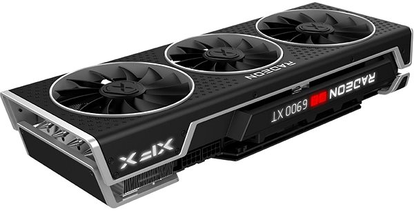 Grafická karta XFX Radeon RX 6900 XT Speedster MERC 319 BLACK Gaming Bočný pohľad