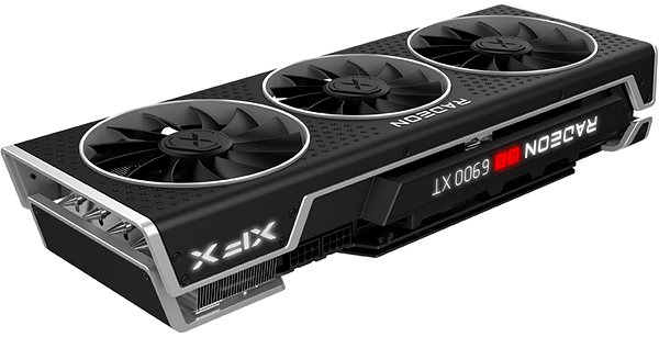 Grafikkarte XFX Speedster MERC 319 AMD Radeon RX 6900 XT Ultra Seitlicher Anblick