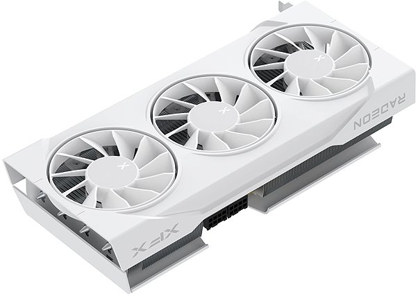 XFX Swift AMD Radeon RX 9070 OC White 16G 90mm Fan graphics card.