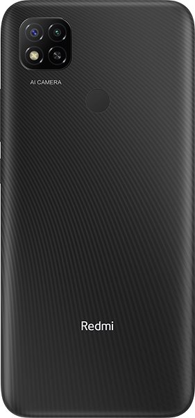 Handy Xiaomi Redmi 9C 32GB schwarz Rückseite