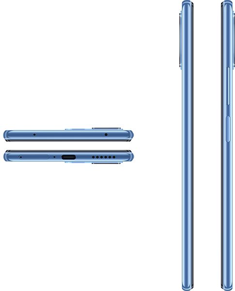 Mobile Phone Xiaomi 11 Lite 5G NE 6GB/128GB Blue Lateral view