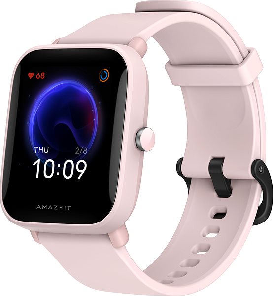 Smart Watch Amazfit Bip U Pro Pink Lateral view