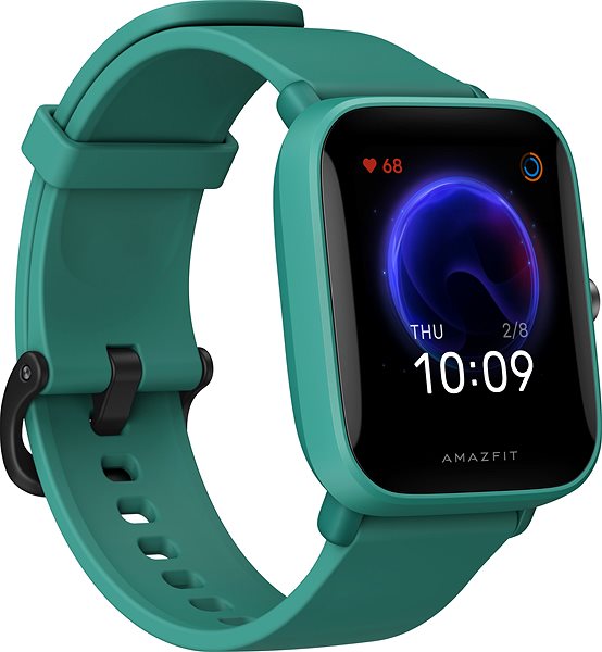Smartwatch Amazfit Bip U Pro Green Seitlicher Anblick