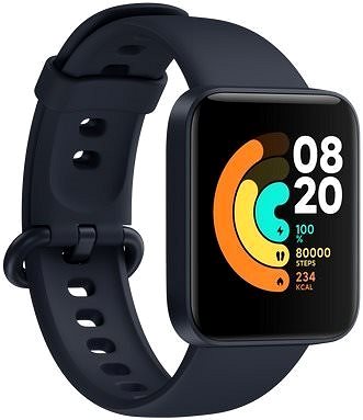 Smartwatch Xiaomi Mi Watch Lite (Navy Blue) Seitlicher Anblick