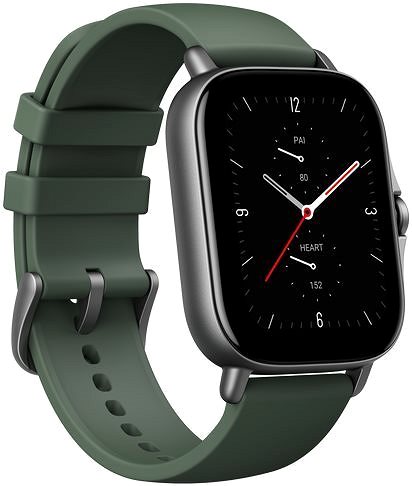 Smart Watch Amazfit GTS 2e Moss Green Lateral view