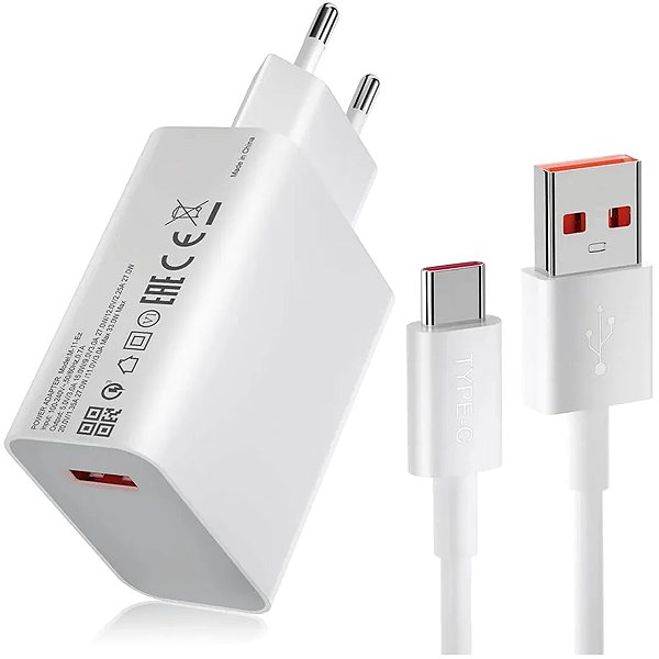 Netzladegerät Xiaomi 33 Watt Charging Combo (Type-A) EU ...