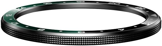 Armband Xiaomi Watch S3 Lünette aus zweifarbiger Keramik.