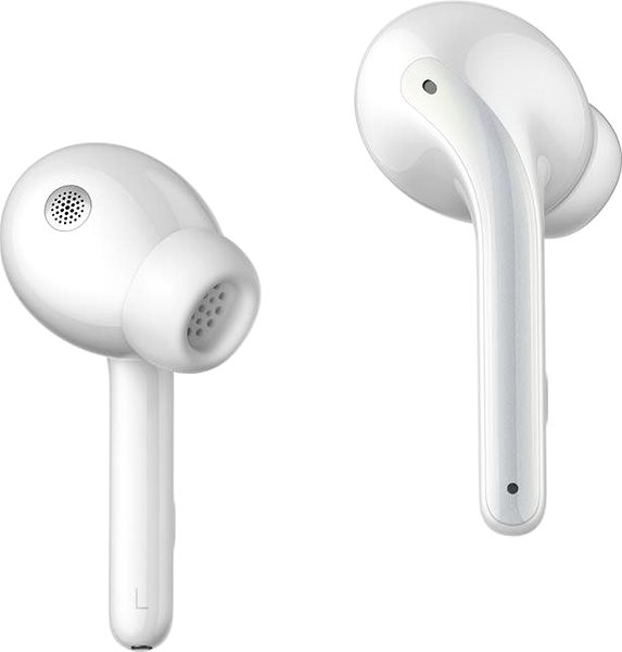 Kabellose Kopfhörer Xiaomi Buds 3 (Gloss White) Seitlicher Anblick