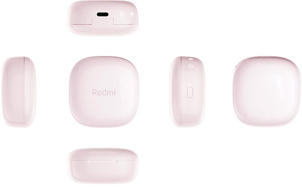 Xiaomi Redmi Buds 6 Play Pink wireless headphones.