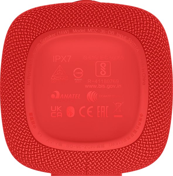 Bluetooth reproduktor Xiaomi Mi Portable Bluetooth Speaker (16W) RED ...