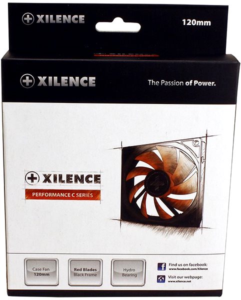 PC Fan XILENCE fan 120 × 120 × 25 mm, DMI, Performance C series ...