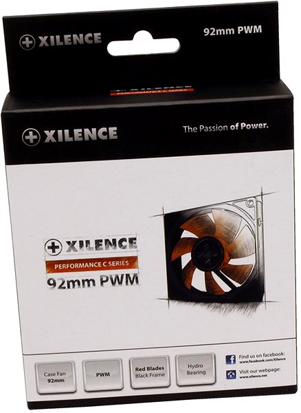 PC Fan XILENCE fan 92 × 92 × 25 mm, DMI, PWM, Performance C series ...