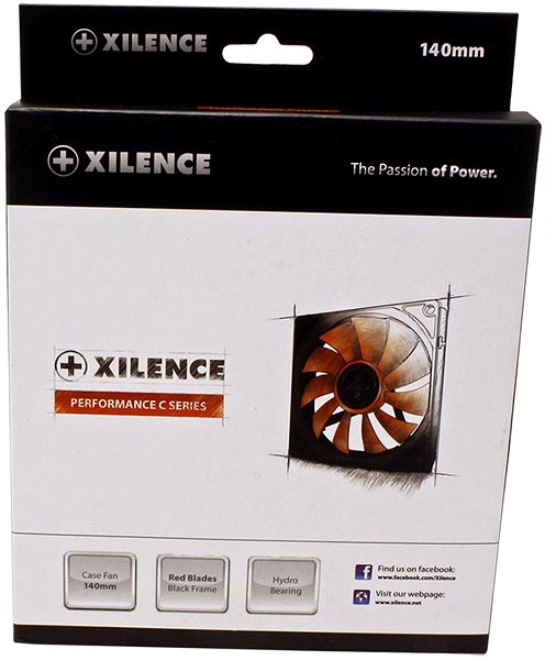 PC Fan XILENCE fan 140 × 140 × 25 mm, DMI, Performance C series ...