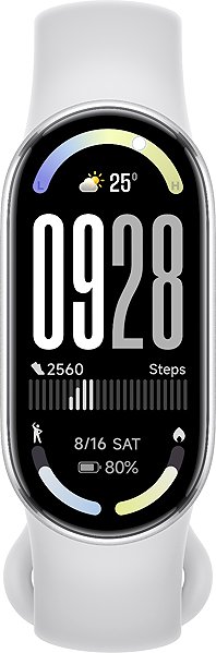 Okoskarkötő Xiaomi Smart Band 10 Glacier Silver ...