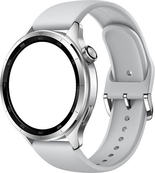 Xiaomi Watch S4 Silver smartwatch.