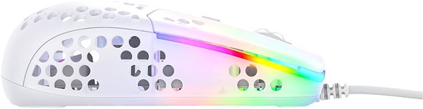 Gaming-Maus XTRFY Gaming Mouse MZ1 - weiß Seitlicher Anblick