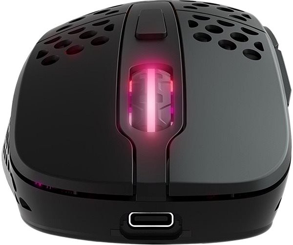 Gaming-Maus XTRFY Gaming Mouse M4 Wireless RGB Black Mermale/Technologie