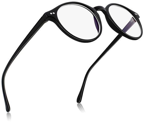 Brýle na počítač VeyRey Brýle na modré světlo oválné Justyn černé Lifestyle