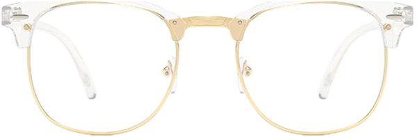Monitor szemüveg VeyRey Kékfény blokkoló szemüveg, ovális Sigrid víztiszta ...
