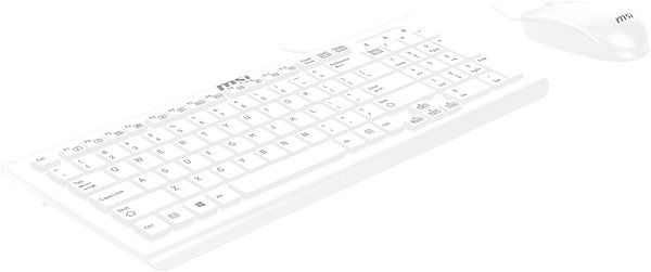 Keyboard and Mouse Set MSI SK9626MW-CZ Screen