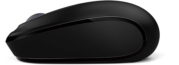 Maus Microsoft Wireless Mobile Mouse 1850 Black Seitlicher Anblick
