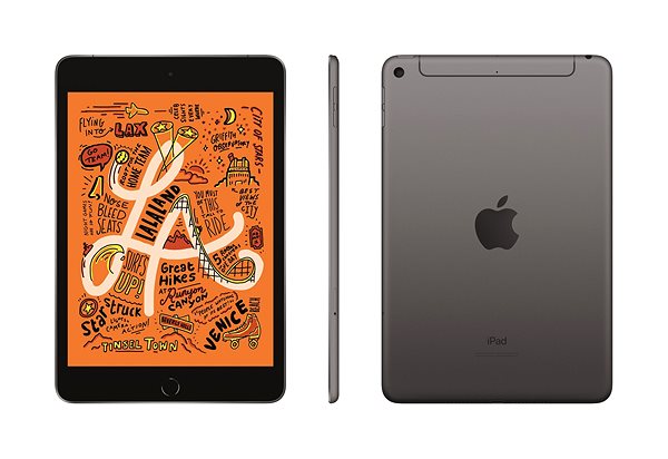 Tablet iPad mini 64GB Cellular Asztroszürke (2019) DEMO Lifestyle