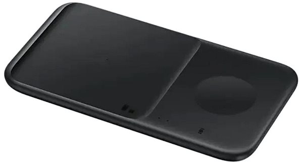 Bezdrôtová nabíjačka Samsung Duálna bezdrôtová nabíjačka čierna Bočný pohľad