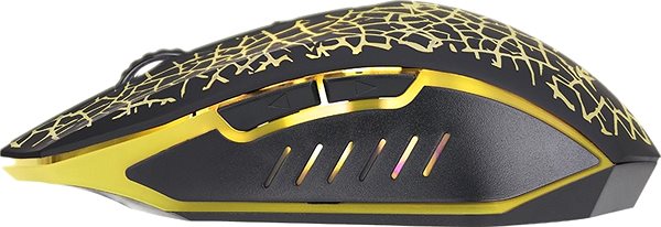 Gaming-Maus XTRIKE GM-205 BK Wired Mouse Seitlicher Anblick
