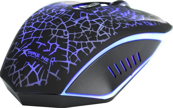 Gaming-Maus XTRIKE GM-205 BK Wired Mouse Rückseite