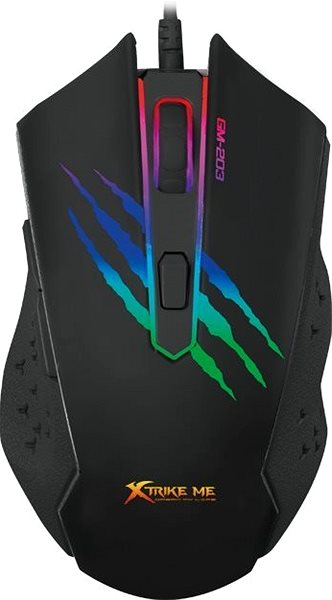 Gaming Mouse XTRIKE GM-203 BK Wired Mouse Screen
