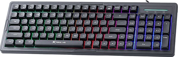 Gaming Keyboard XTRIKE ME KB-309 BK gaming keyboard - EN ...