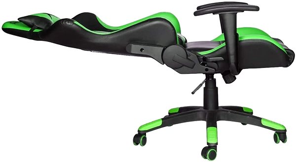 Herná stolička XTRIKE GC-905 Gaming Chair green Bočný pohľad