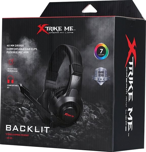 Gaming Headphones Xtrike Me HP-311 Packaging/box